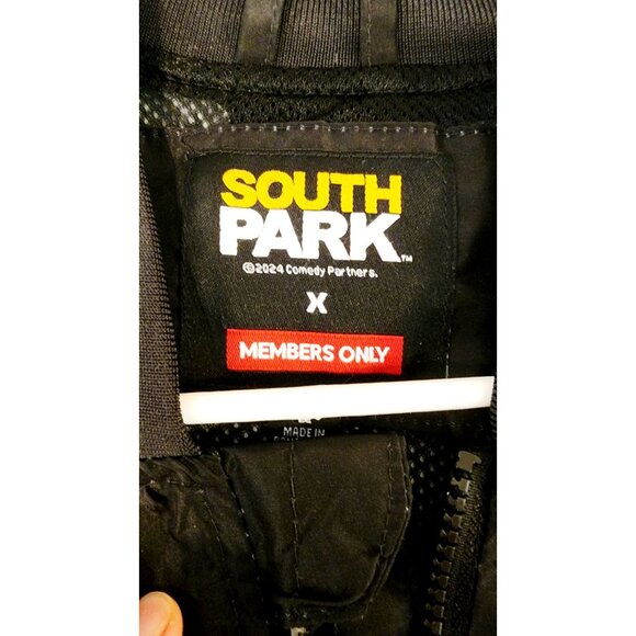 South Park 2024 Members only Nickelodeon 100% Polyester Long sleeve jacket Large - Picture 2 of 14